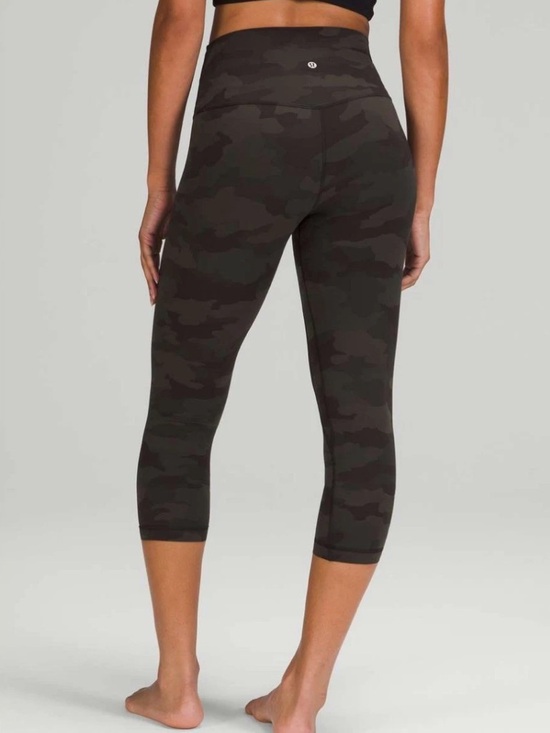 lululemon athletica Pants - Lululemon Align Like New 25” Inseam Size 14 Heritage Camouflage Deep Coal HR